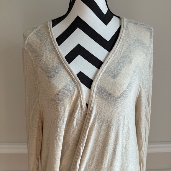 WE THE FREE PEOPLE Miss Rose Top Womens Beige Surplus Blouse Long Sleeve Medium - Picture 3 of 7